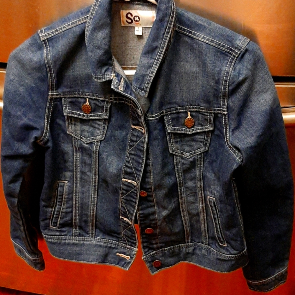 Girls Large So Jean Jacket